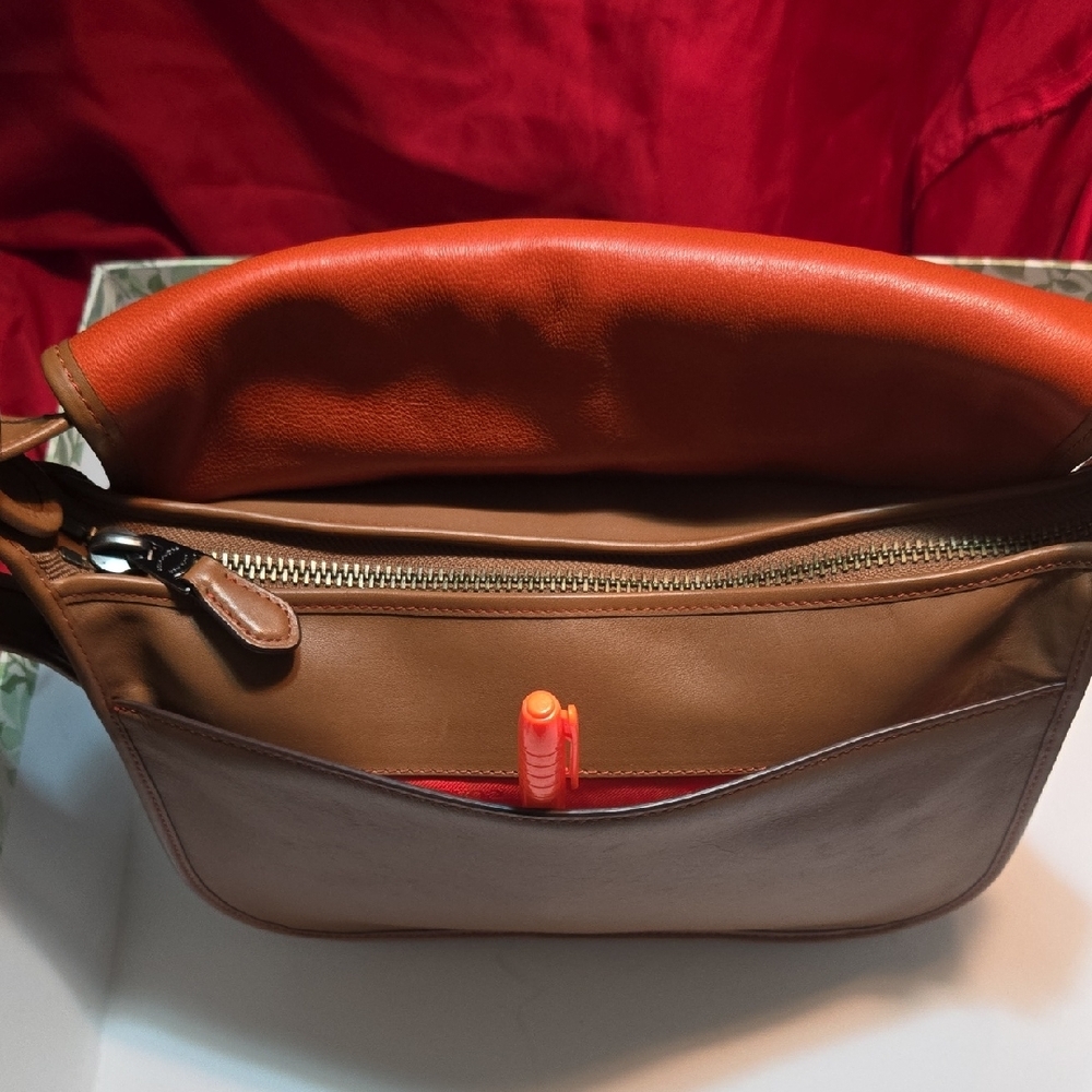 Coach Saddle Messenger Crossbody Bag - Picture 10 of 16
